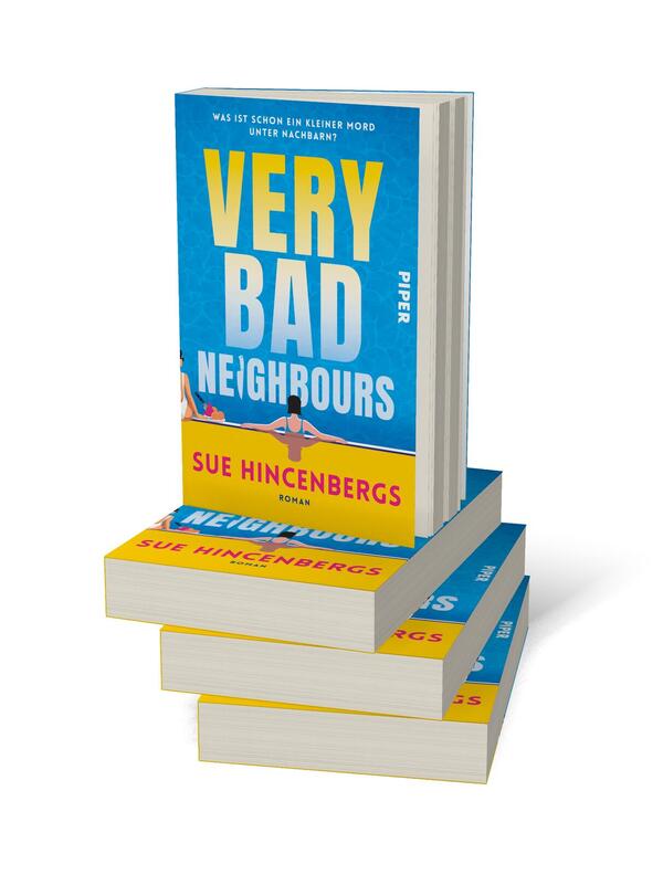 Bücherstapel des Buches „Very Bad Neighbours“
