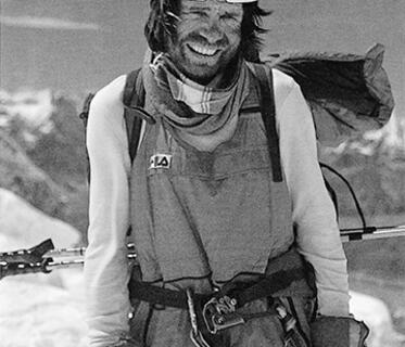 Messner 1986 nach Lhotse Besteigung