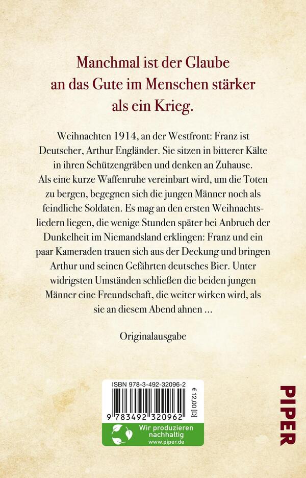 Rückansicht des Buches „Der Weihnachtsfriede“