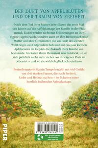 Rückansicht des Buches „Apfelblütenjahre“