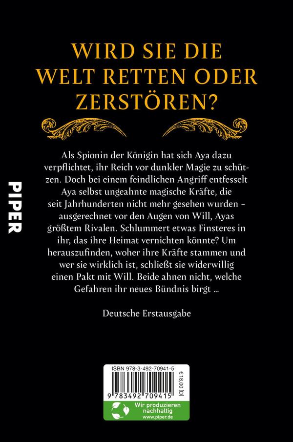 Rückansicht des Buches „The Curse of Saints“ 
