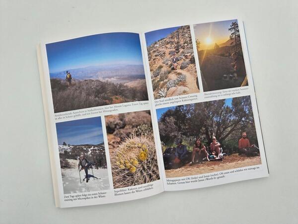 Außenansicht des Buches „7 Millionen Schritte auf dem Pacific Crest Trail“