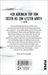 Rückansicht des Buches „Blutbringer “