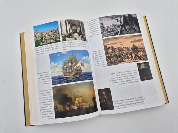 Außenansicht des Buches „Das Gold der Karibik“