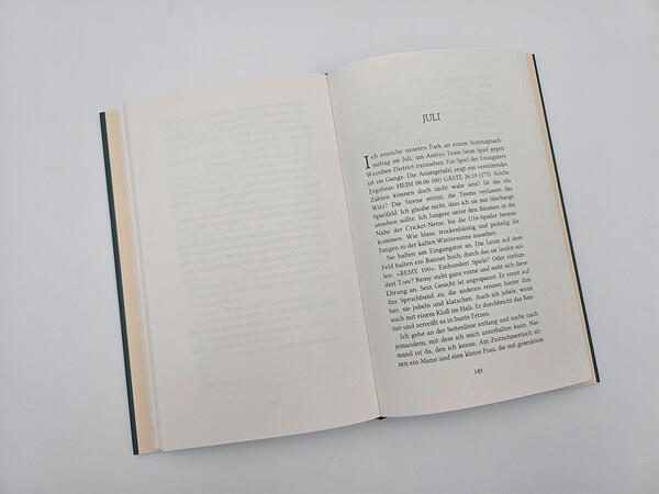 Außenansicht des Buches „Die Saison“