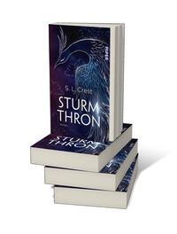 Bücherstapel des Buches „Sturmthron“