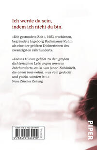 Rückansicht des Buches „Die gestundete Zeit“