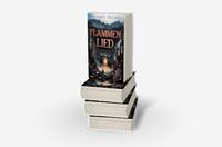 Bücherstapel des Buches „Flammenlied“