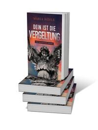 Bücherstapel des Buches „Dein ist die Vergeltung“