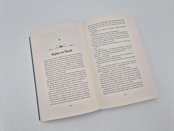 Außenansicht des Buches „Heller als Feuer“