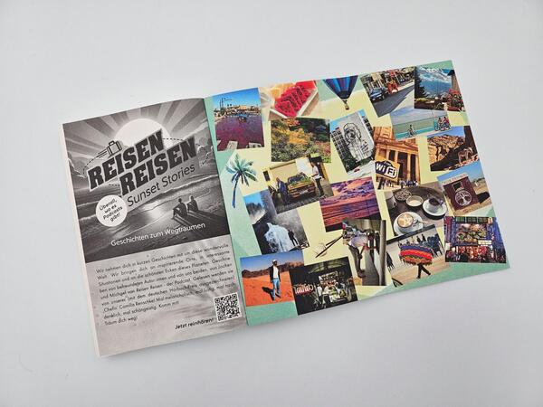 Außenansicht des Buches „Reisen Reisen“