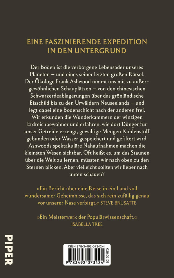Rückansicht des Buches „Die Welt unter unseren Füßen“