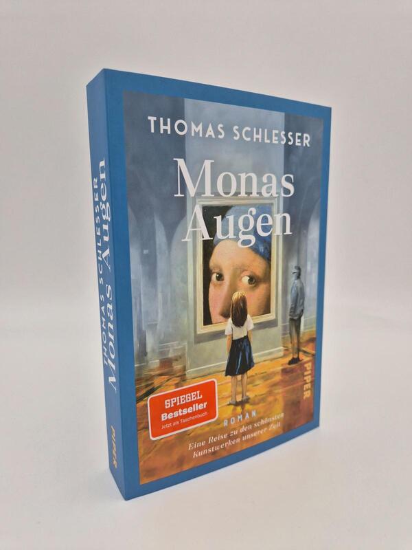 Außenansicht des Buches „Monas Augen – Eine Reise zu den schönsten Kunstwerken unserer Zeit“