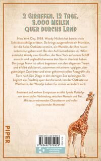 Rückansicht des Buches „Sonnenaufgang mit Giraffen “