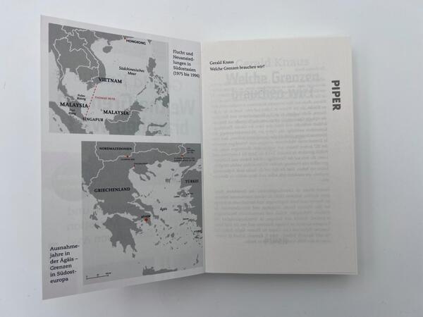 Innenansicht des Buches „Welche Grenzen brauchen wir?“