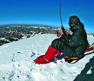 Am Gipfel des K2