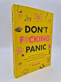 Außenansicht des Buches „Don't f*cking panic“