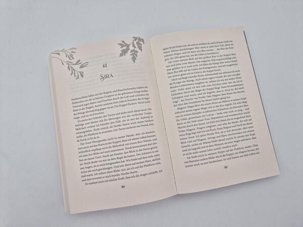 Außenansicht des Buches „In Fire and Rain – Feuerherz“