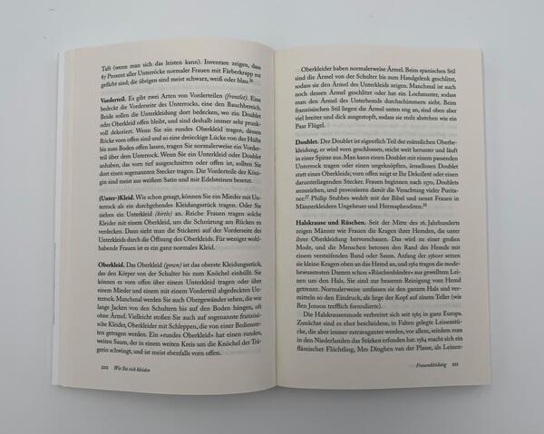 Innenansicht des Buches „Shakespeares Welt“