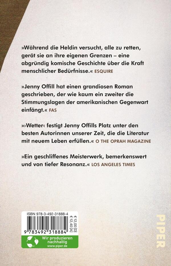 Rückansicht des Buches „Wetter“