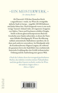 Rückansicht des Buches „Wien ohne Juden“