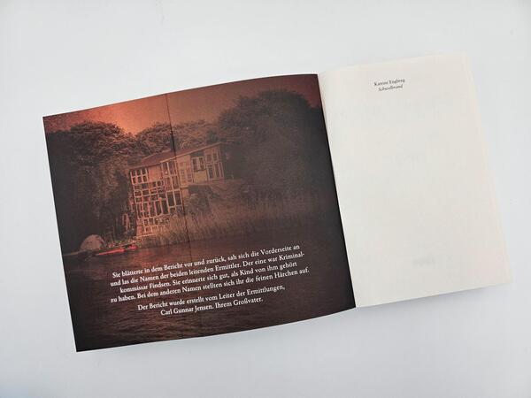 Außenansicht des Buches „Schwelbrand“