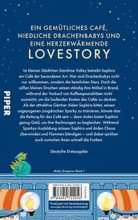 Rückansicht des Buches „The Baby Dragon Café“