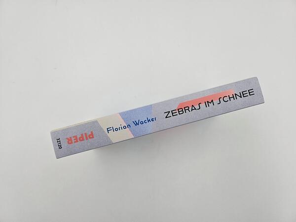 Außenansicht des Buches „Zebras im Schnee“