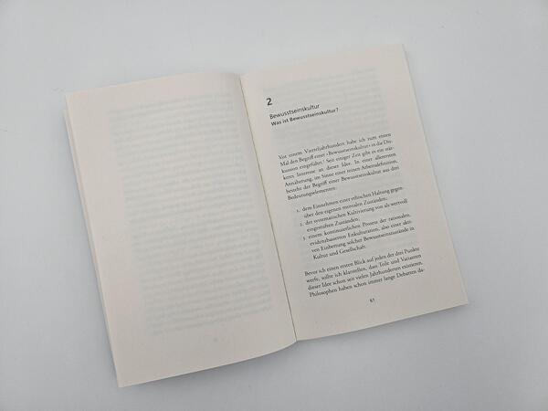 Außenansicht des Buches „Bewusstseinskultur“