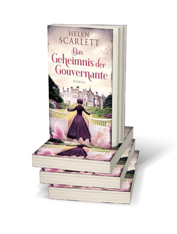 Bücherstapel des Buches „Das Geheimnis der Gouvernante“
