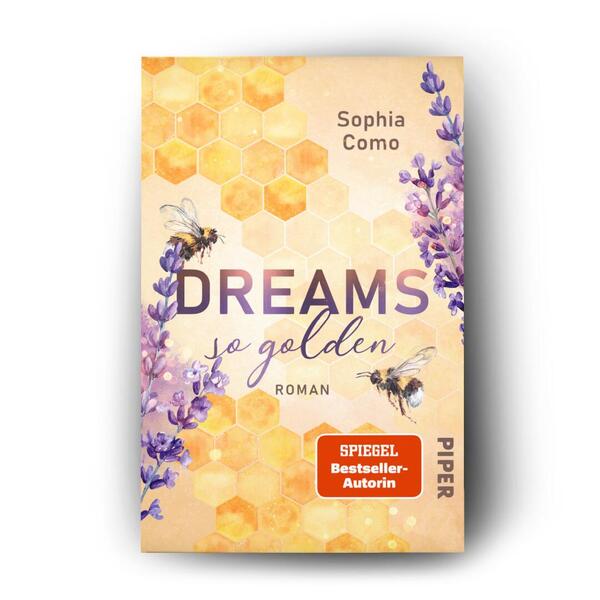 Außenansicht des Buches „Dreams so golden“