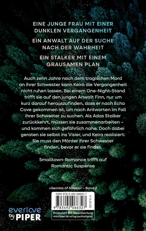 Rückansicht des Buches „Kodiak Echoes – Trust me “