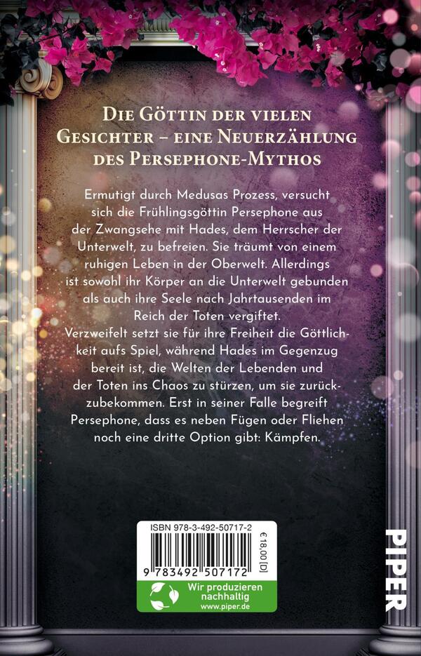 Rückansicht des Buches „Persephone: Verdammt mächtig“