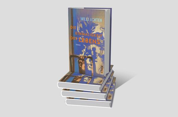 Bücherstapel des Buches „Die Einmaligkeit des Lebens“