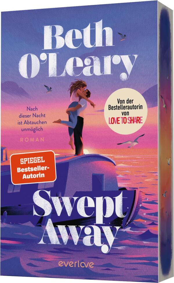 Außenansicht des Buches „Swept away – Nach dieser Nacht ist Abtauchen unmöglich“