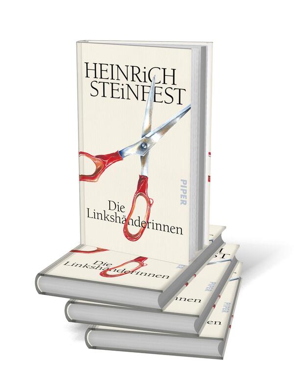 Bücherstapel des Buches „Die Linkshänderinnen“