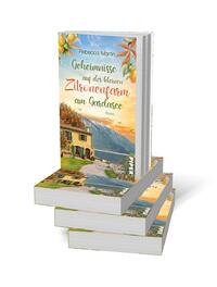 Bücherstapel des Buches „Lemon Blossoms - Geheimnisse in der kleinen Zitronenfarm am Gardasee“