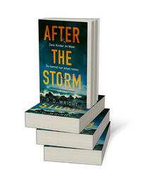 Bücherstapel des Buches „After the Storm – Zwei Kinder im Meer. Du kannst nur eines retten.“