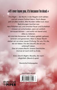 Rückansicht des Buches „Fire Night – Ewige Liebe“
