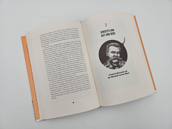 Innenansicht des Buches „Die Evolution des Denkens“