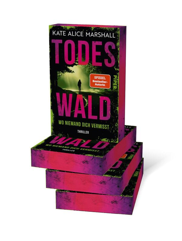 Außenansicht des Buches „Todeswald  – Wo niemand dich vermisst“