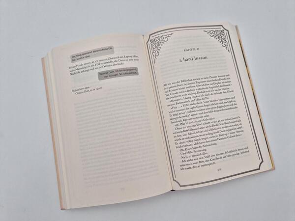 Außenansicht des Buches „Falling slowly“