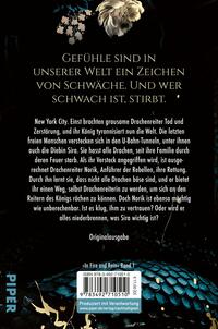 Rückansicht des Buches „In Fire and Rain – Sturmkuss“