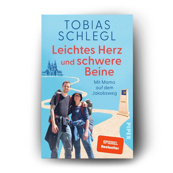 Außenansicht des Buches „Leichtes Herz und schwere Beine“