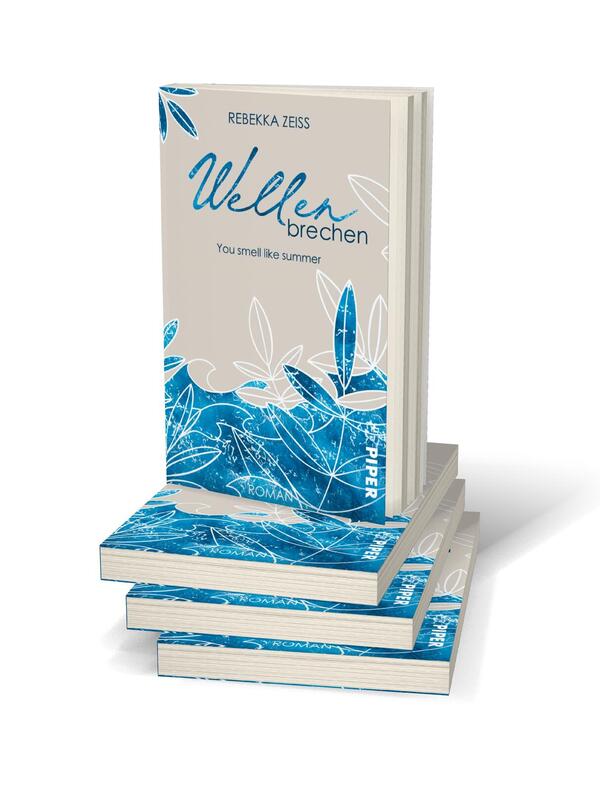 Bücherstapel des Buches „Wellenbrechen – You smell like summer“