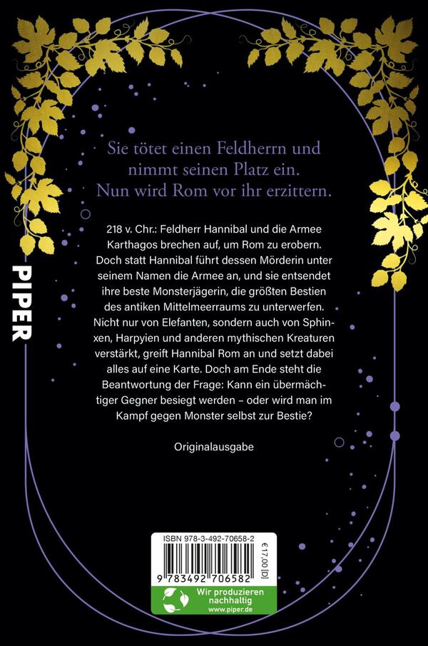 Rückansicht des Buches „Ich, Hannibal“ 