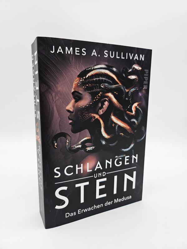 Außenansicht des Buches „Schlangen und Stein“