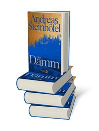 Bücherstapel des Buches „Der Damm“
