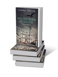 Bücherstapel des Buches „Salzburger Intrigen“