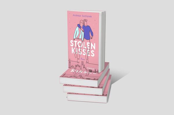 Bücherstapel des Buches „Stolen Kisses“